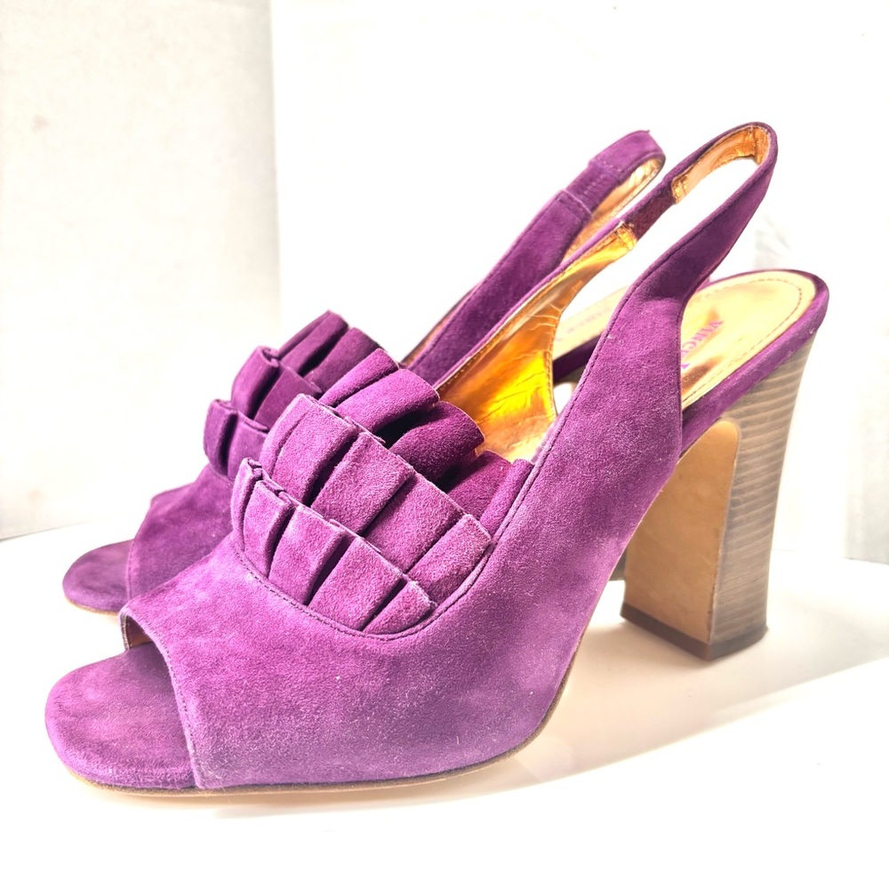 Vintage Vince Camuto Slingbacks Heels Size 8 - Picture 3 of 9